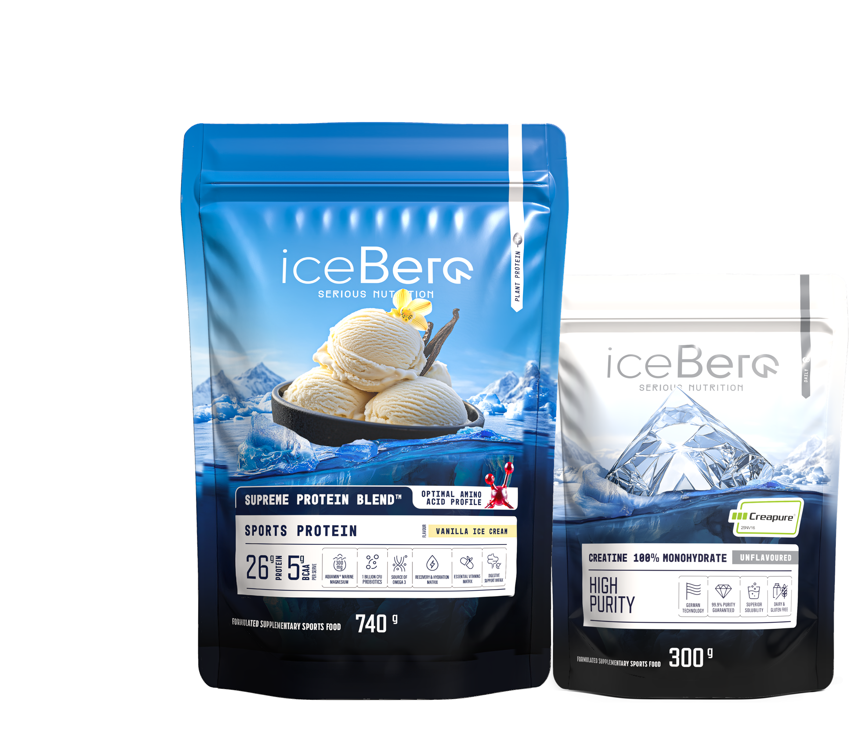 Combo de proteína e Creapure®